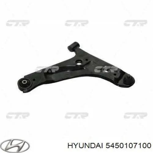 5450107100 Hyundai/Kia barra oscilante, suspensión de ruedas delantera, inferior derecha
