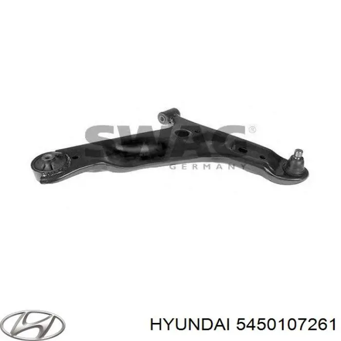Brazo inferior derecho de la suspensión delantera Hyundai/Kia 5450107261 precio, desde 61,18 EUR