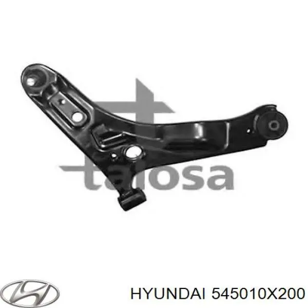 545010X100 Hyundai/Kia barra oscilante, suspensión de ruedas delantera, inferior derecha
