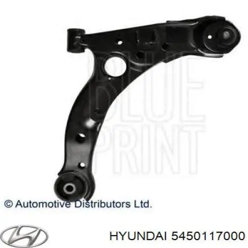 5450117000 Hyundai/Kia barra oscilante, suspensión de ruedas delantera, inferior derecha