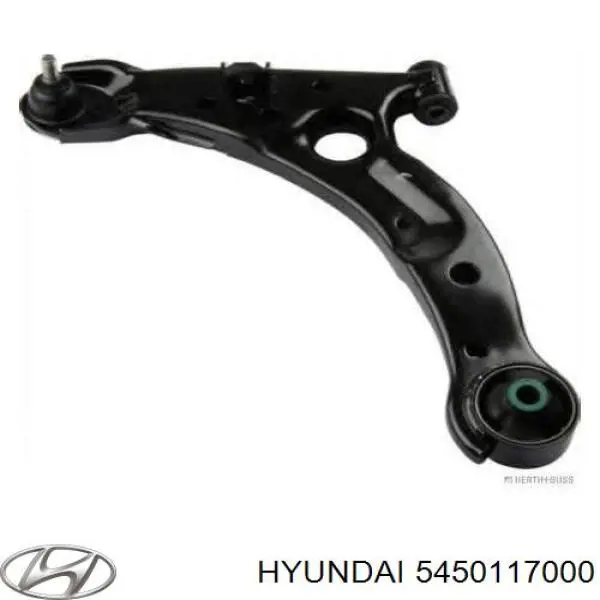Brazo inferior derecho de la suspensión delantera Hyundai/Kia 5450117000 precio, desde 53,42 EUR