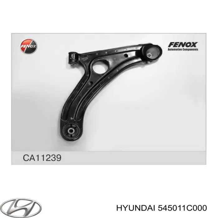 545011C000 Hyundai/Kia Brazo inferior derecho de la suspensión delantera