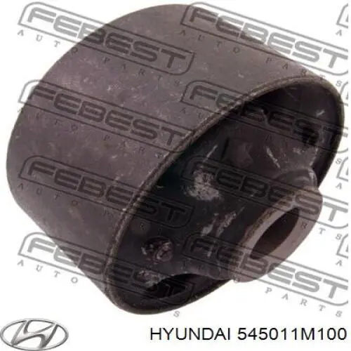 545011M100 Hyundai/Kia barra oscilante, suspensión de ruedas delantera, inferior derecha
