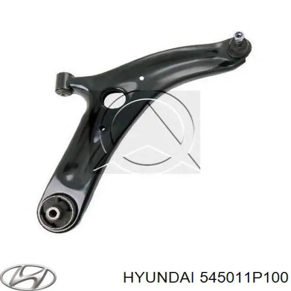 545011P100 Hyundai/Kia barra oscilante, suspensión de ruedas delantera, inferior derecha