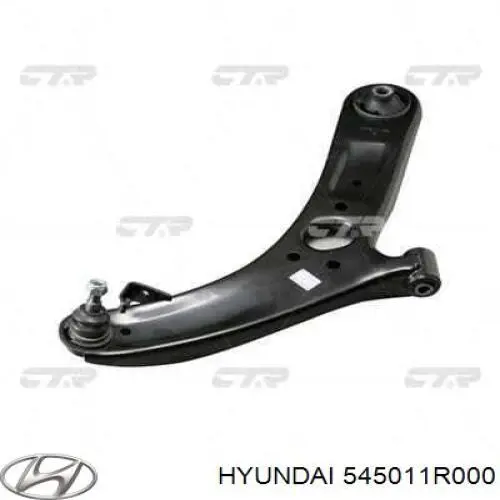 Brazo inferior derecho de la suspensión delantera 545011R000 Hyundai/Kia