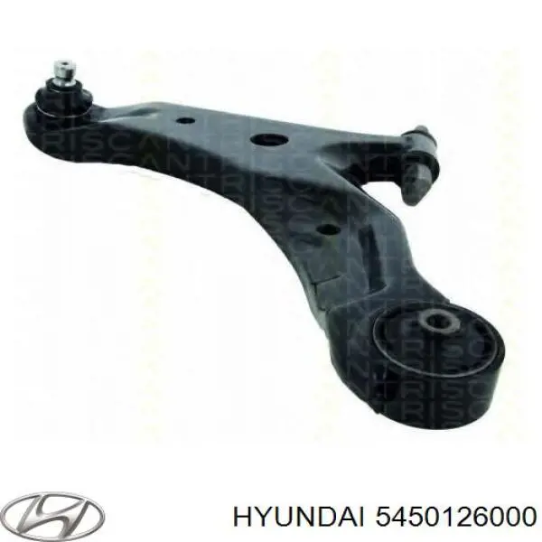Brazo inferior izquierdo de la suspensión delantera Hyundai/Kia 5450126000
