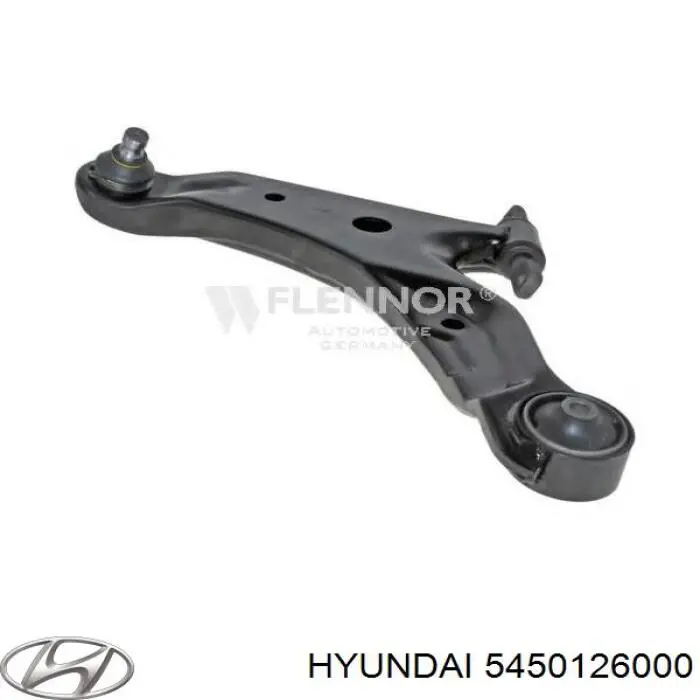 Brazo inferior izquierdo de la suspensión delantera 5450126000 Hyundai/Kia