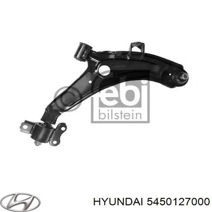 Barra oscilante, suspensión de ruedas delantera, inferior derecha para Hyundai Lantra 