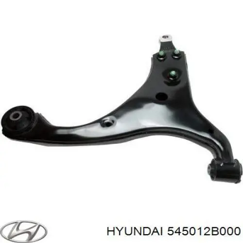 Brazo inferior derecho de la suspensión delantera 545012B000 Hyundai/Kia