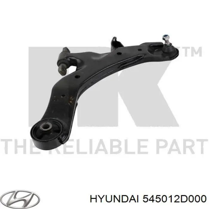 Comprar 545012D000 Hyundai/Kia Brazo inferior derecho de la suspensión delantera