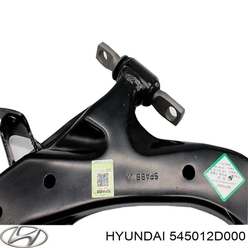 Brazo inferior derecho de la suspensión delantera Hyundai/Kia 545012D000