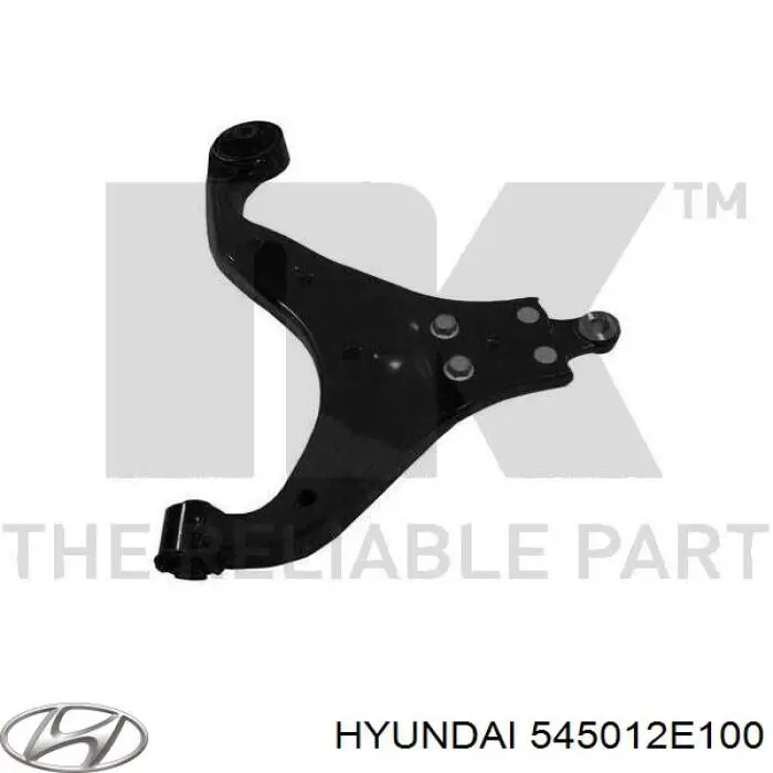 Comprar 545012E100 Hyundai/Kia Brazo inferior derecho de la suspensión delantera