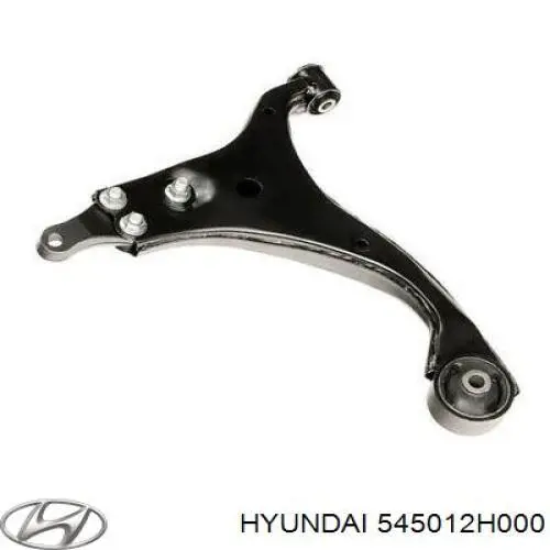 545012H000 Hyundai/Kia barra oscilante, suspensión de ruedas delantera, inferior derecha