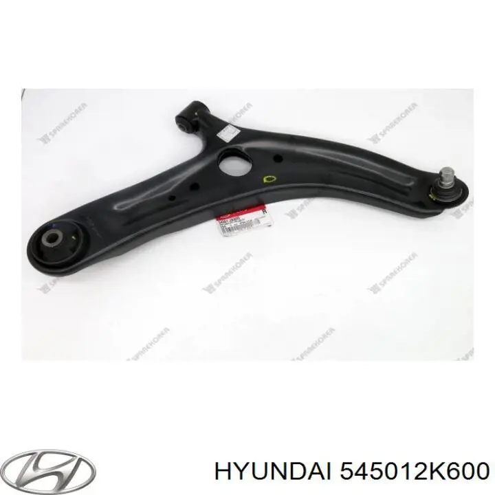 545012K600 Hyundai/Kia barra oscilante, suspensión de ruedas delantera, inferior derecha