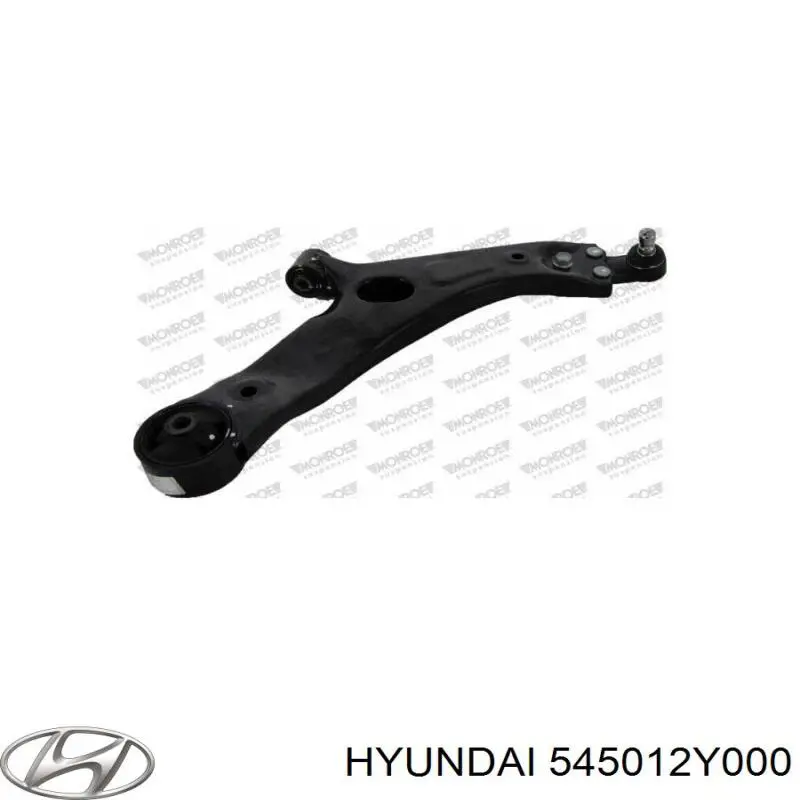 545012Y000 Hyundai/Kia barra oscilante, suspensión de ruedas delantera, inferior derecha