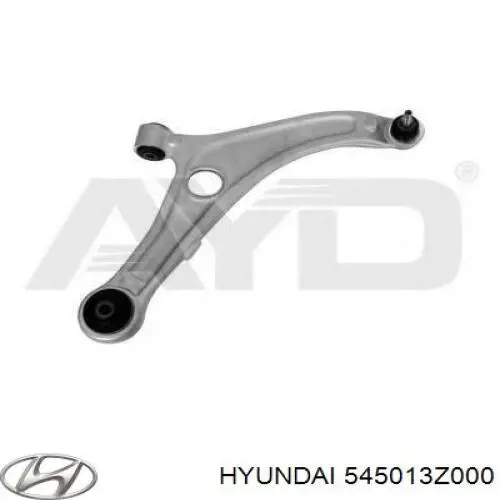 Brazo inferior derecho de la suspensión delantera Hyundai/Kia 545013Z000 precio, desde 95,83 EUR