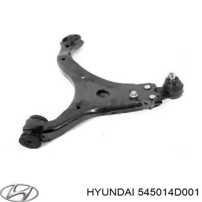 545014D001 Hyundai/Kia barra oscilante, suspensión de ruedas delantera, inferior derecha
