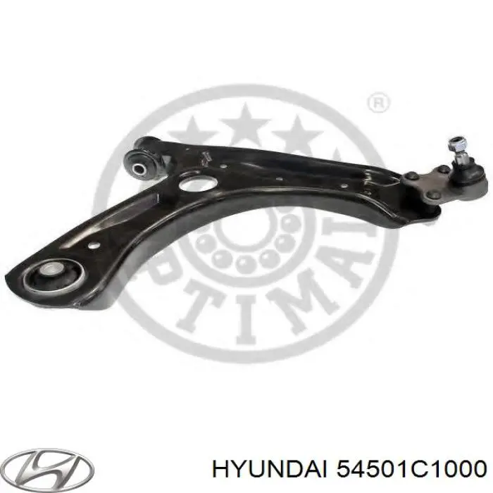 Barra oscilante, suspensión de ruedas delantera, inferior derecha para Hyundai Sonata (LF)