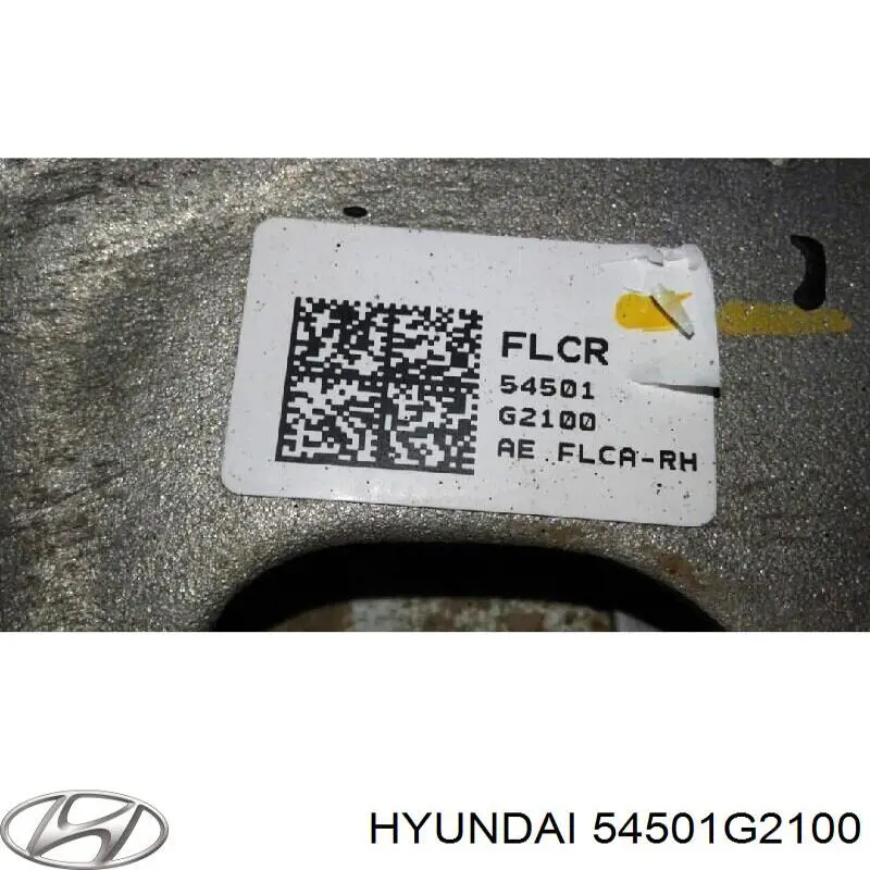 54501G2100 Hyundai/Kia barra oscilante, suspensión de ruedas delantera, inferior derecha