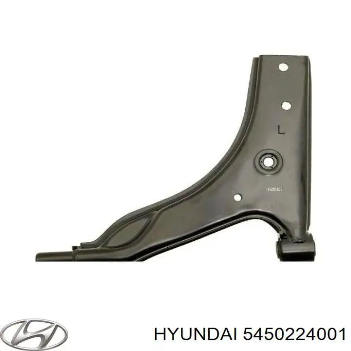 Barra oscilante, suspensión de ruedas delantera, inferior izquierda para Hyundai Pony 