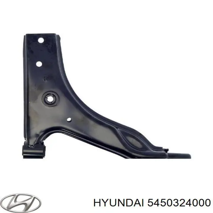 Barra oscilante, suspensión de ruedas delantera, inferior derecha para Hyundai Pony (X)