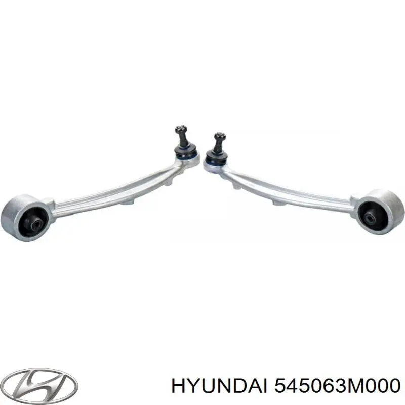 545063M000 Hyundai/Kia barra oscilante, suspensión de ruedas delantera, inferior derecha