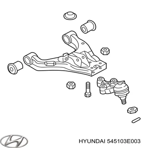 Comprar 545103E003 Hyundai/Kia Brazo inferior izquierdo de la suspensión delantera