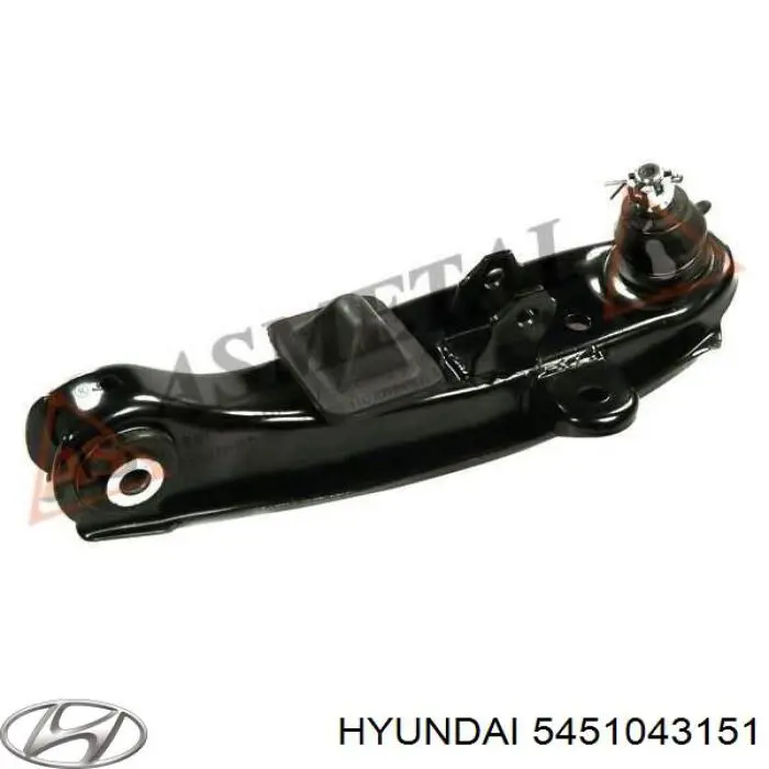 5451043151 Hyundai/Kia barra oscilante, suspensión de ruedas delantera, inferior izquierda