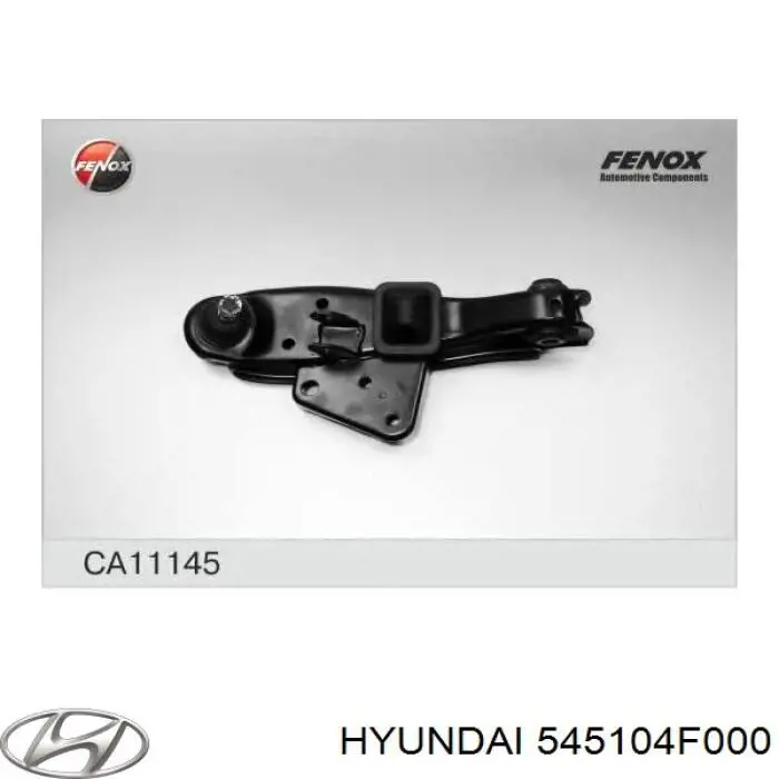 Brazo inferior izquierdo de la suspensión delantera 545104F000 Hyundai/Kia