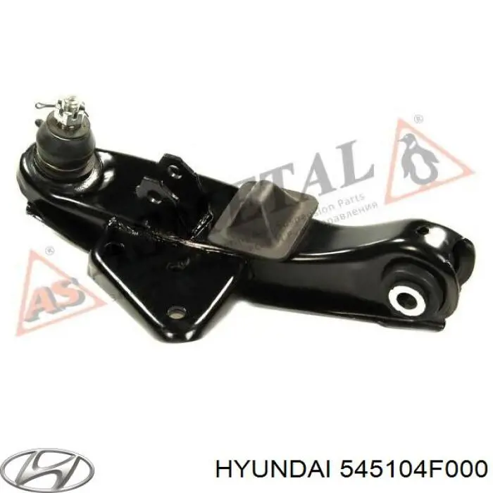 Brazo inferior izquierdo de la suspensión delantera Hyundai/Kia 545104F000 precio, desde 67,74 EUR