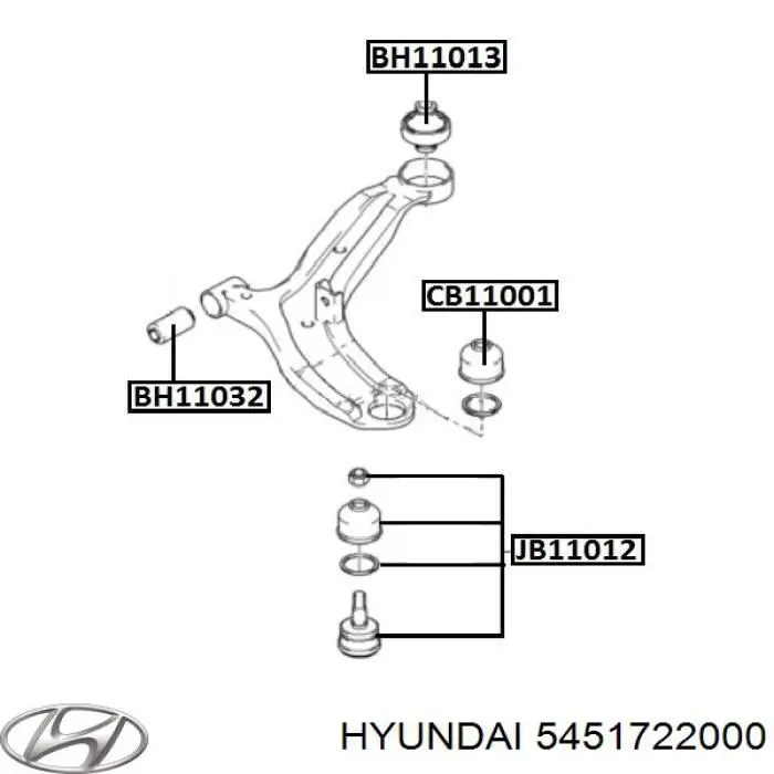 Comprar 5451722000 Hyundai/Kia Guardapolvo de rótula inferior