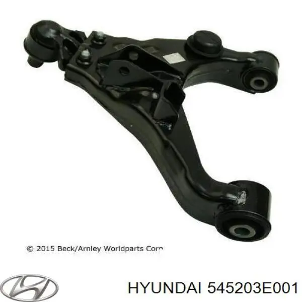 Brazo inferior derecho de la suspensión delantera Hyundai/Kia 545203E001 precio, desde 75,50 EUR