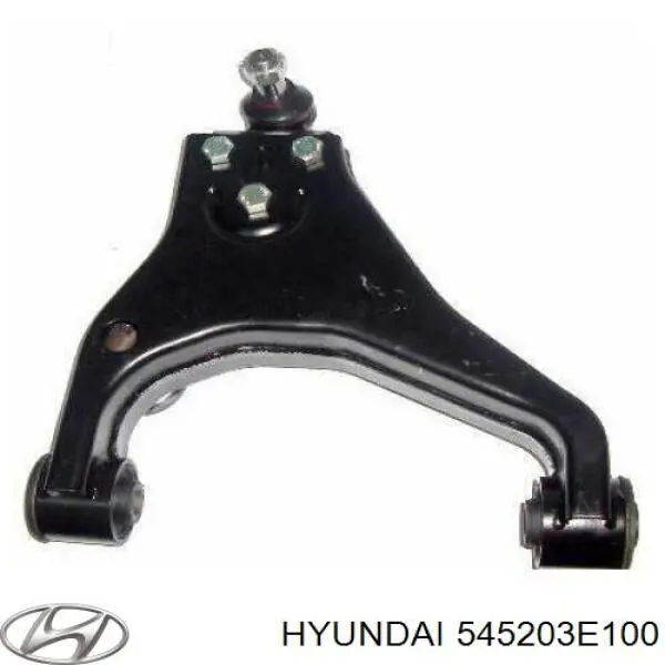 545203E100 Hyundai/Kia barra oscilante, suspensión de ruedas delantera, inferior derecha