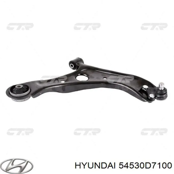 54530D7100 Hyundai/Kia rótula de suspensión inferior derecha