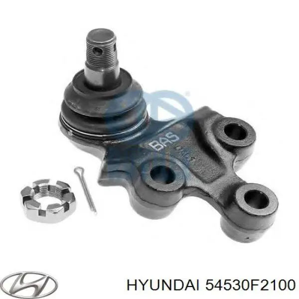54530F2100 Hyundai/Kia rótula de suspensión inferior derecha