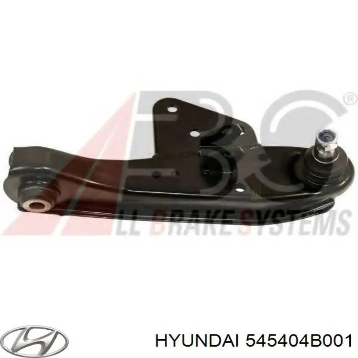 545404B001 Hyundai/Kia barra oscilante, suspensión de ruedas delantera, inferior derecha