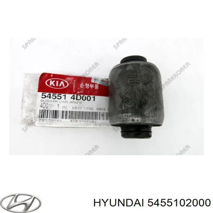 Silentblock de suspensión delantero inferior Hyundai Accent 1