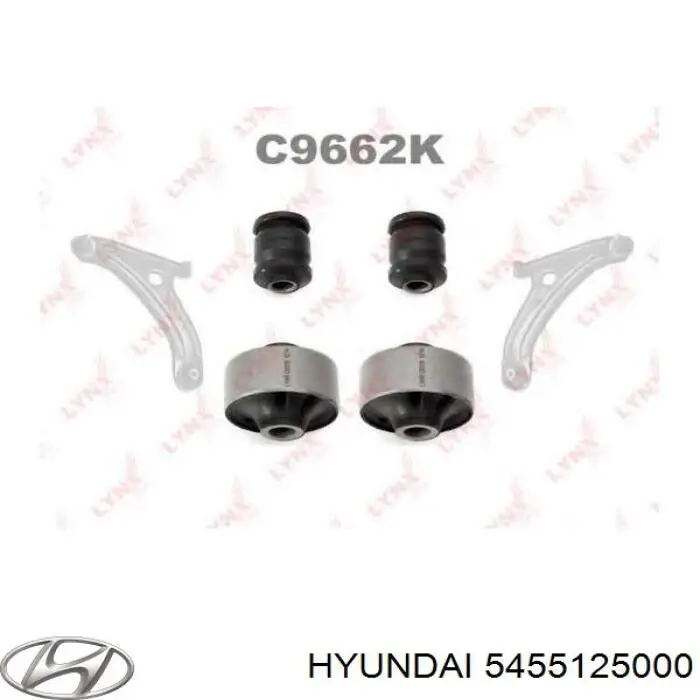 Silentblock de brazo de suspensión Hyundai/Kia 5455125000 precio, desde 5,28 EUR