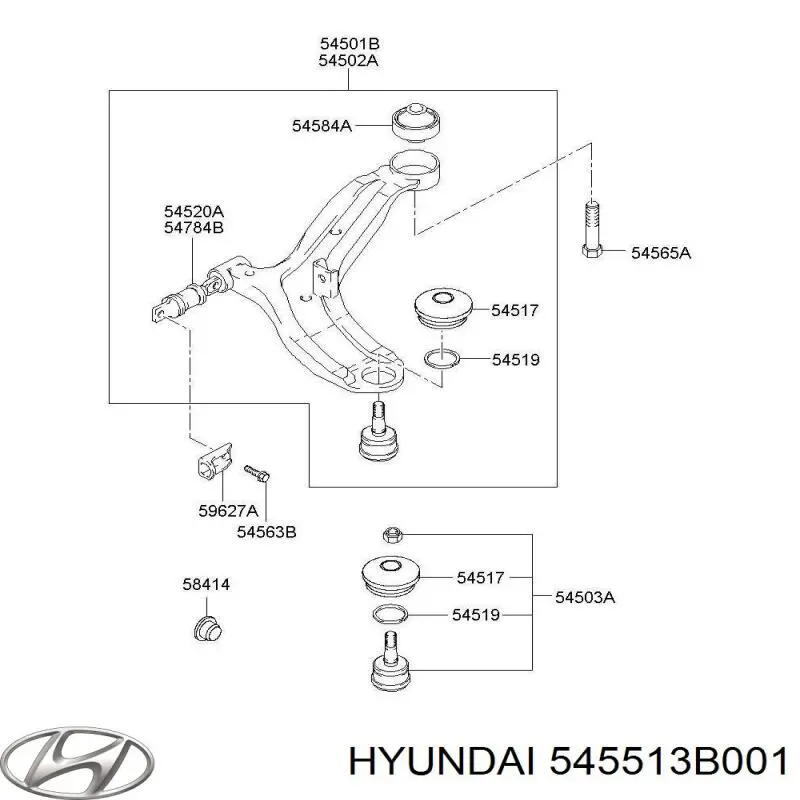 545513B001 Hyundai/Kia