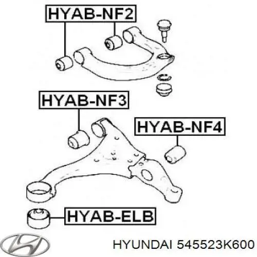 Comprar 545523K600 Hyundai/Kia Silentblock