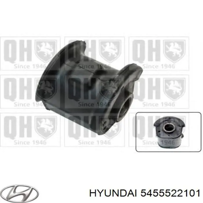 5455522101 Hyundai/Kia silentblock de suspensión delantero inferior
