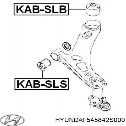 Comprar 545842S000 Hyundai/Kia Silentblock