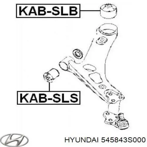 Comprar 545843S000 Hyundai/Kia Silentblock