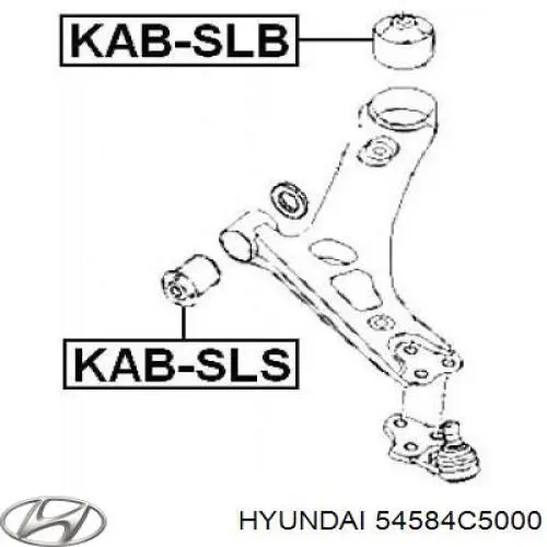 Comprar 54584C5000 Hyundai/Kia Silentblock