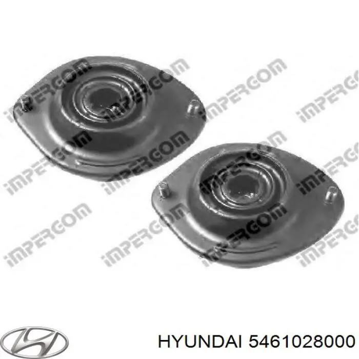 Soporte del amortiguador delantero MB518798 Hyundai/Kia