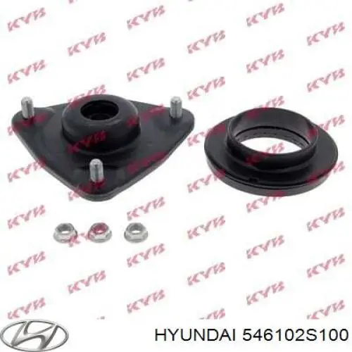 546102S100 Hyundai/Kia soporte amortiguador delantero