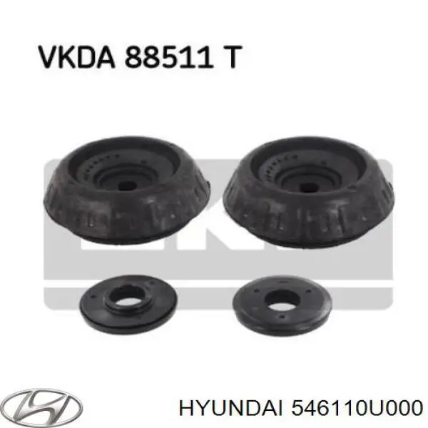 546110U000 Hyundai/Kia soporte amortiguador delantero