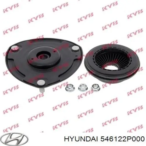 Rodamiento de soporte del amortiguador delantero 546122P000 Hyundai/Kia