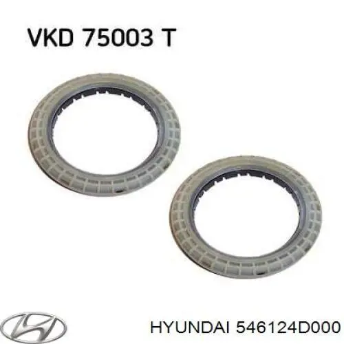 Rodamiento de soporte del amortiguador delantero Hyundai/Kia 546124D000 precio, desde 9,56 EUR