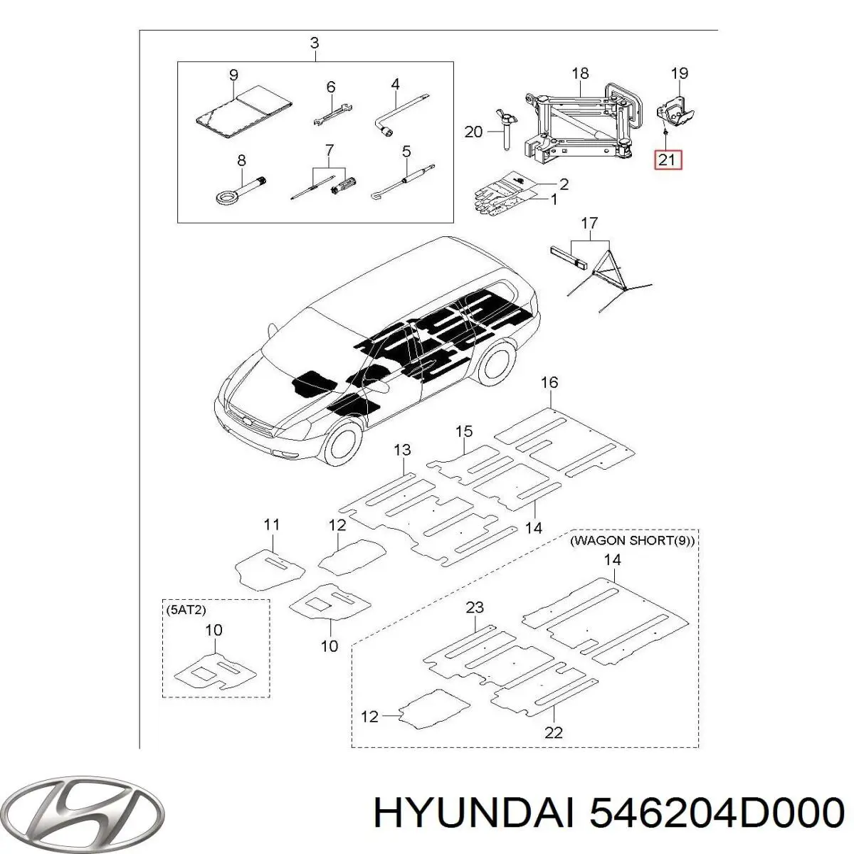 546204D000 Hyundai/Kia